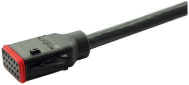 Data Panel - Overmolded homerun cable xDB passive, letout 0° - 7,5 m  DP-34042-773