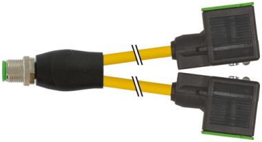 Y-Distributor M12 male / MSUD valve plug B-10mm  7000-42411-0360100