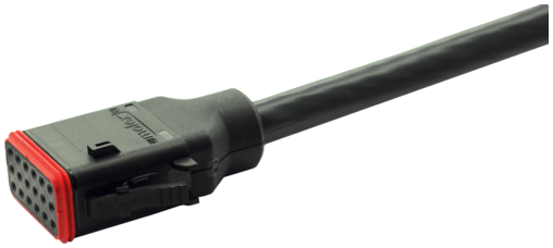 Data Panel - Overmolded homerun cable xDB passive, letout 0° - 7,5 m 