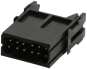 Male module, 12-pole, crimp t.